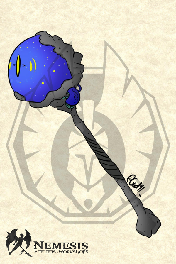 Staff of the Astral Eye - 72" (Flash Custom Artefact)