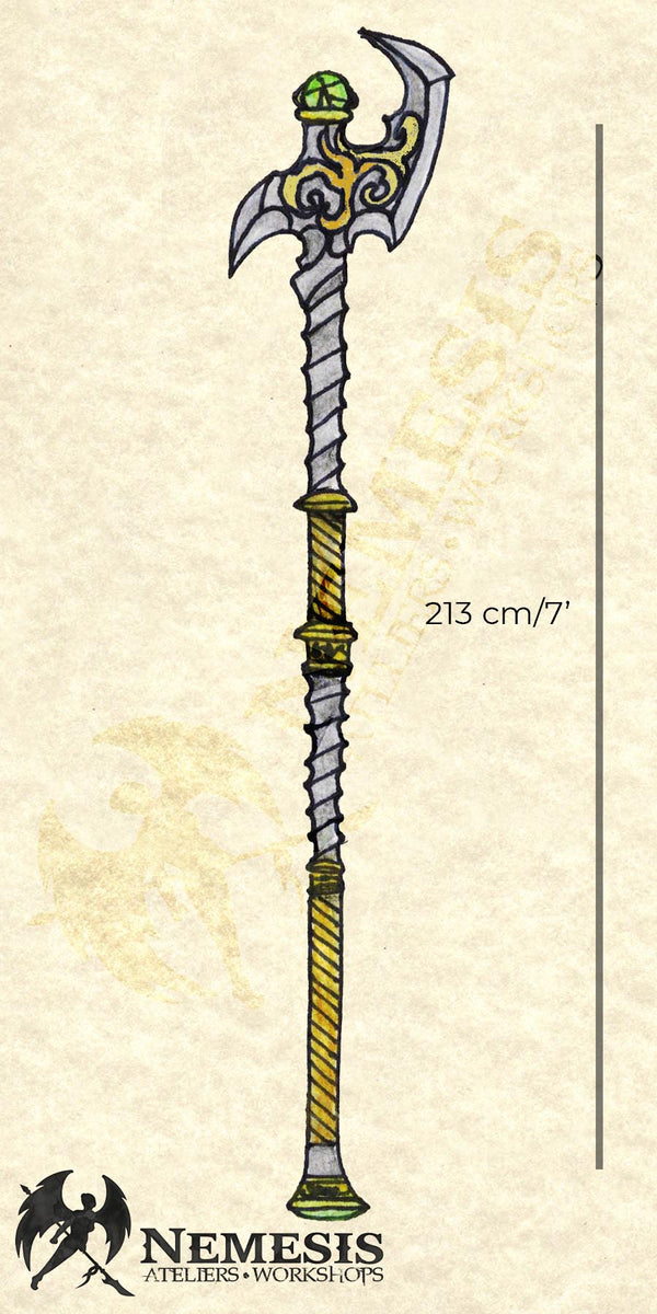 Hallebarde du mage - 213 cm